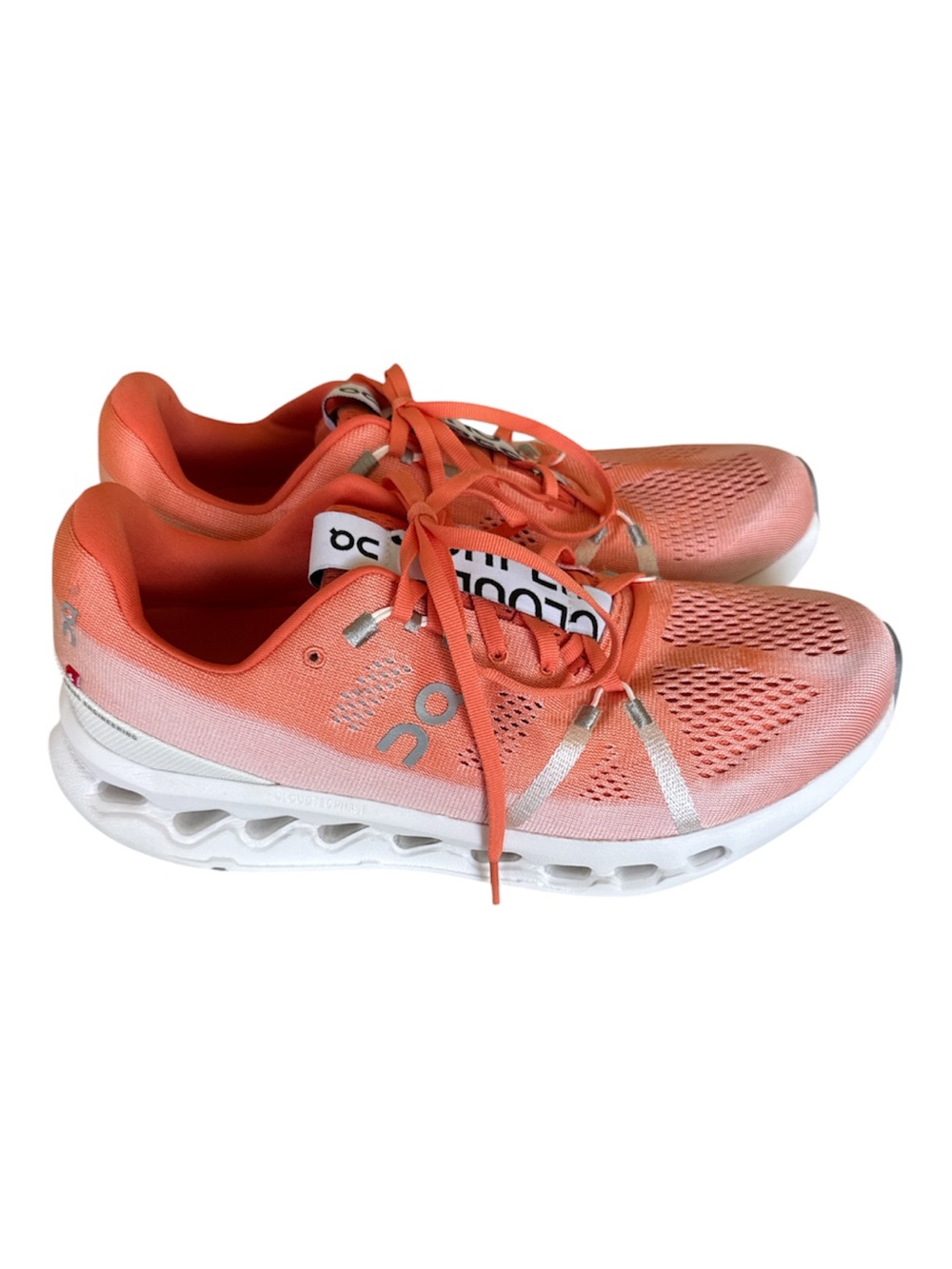 On Cloud Surfer Men's Running Athletic Shoes in Orange Size 10.5 - Picture 2 of 5